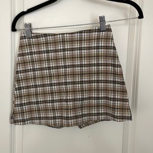 Venus plaid skort (skirt with built in shorts)
